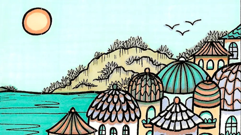 Travel Journal: Coloring Weekly Insert 2