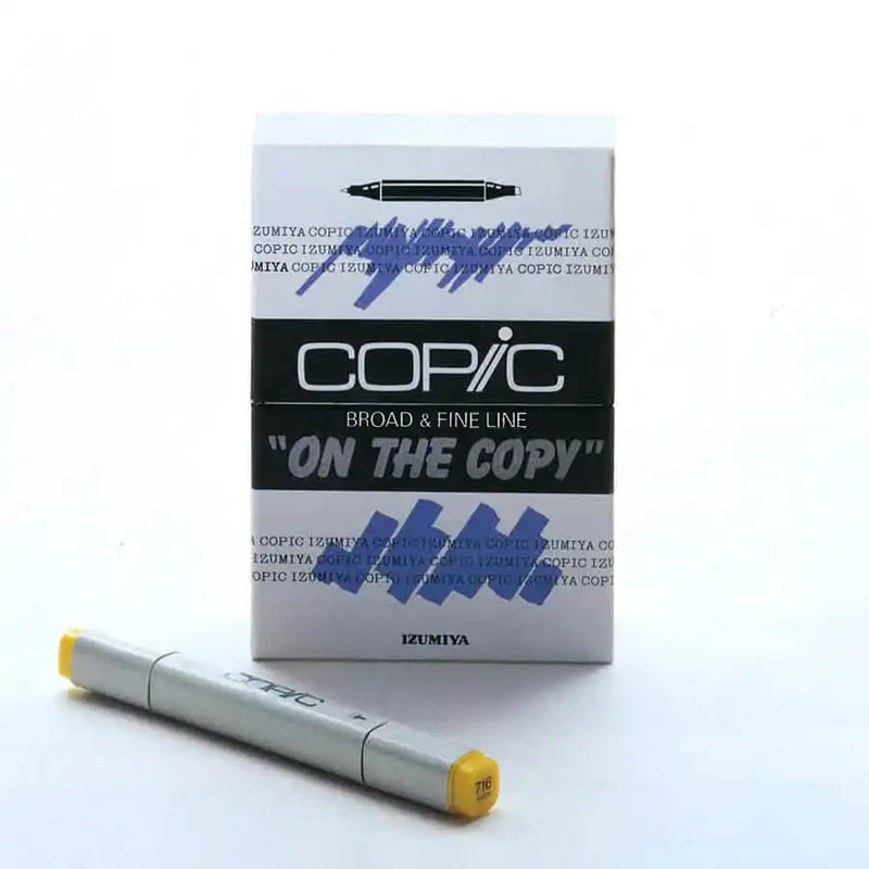 A Copic marker and its packaging.