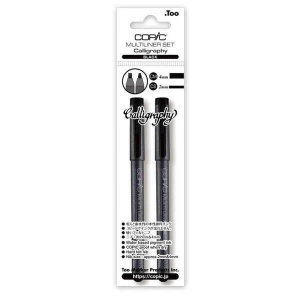 COPIC® Multiliner Calligraphy 2PC Set