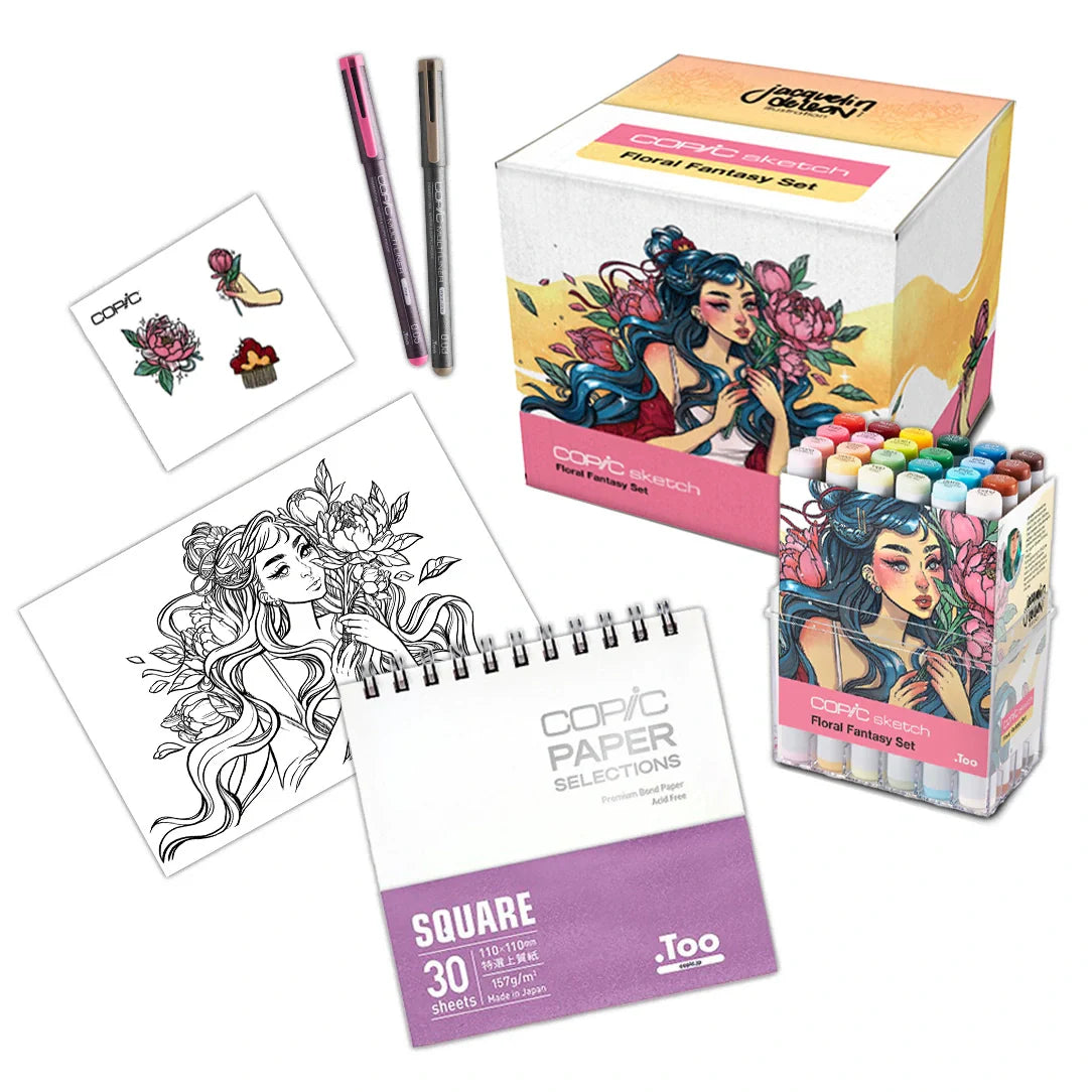COPIC® Sketch: Floral Fantasy 24PC Set | COPIC® Markers COPIC® Sketch: Floral Fantasy 24PC Set | COPIC® Markers