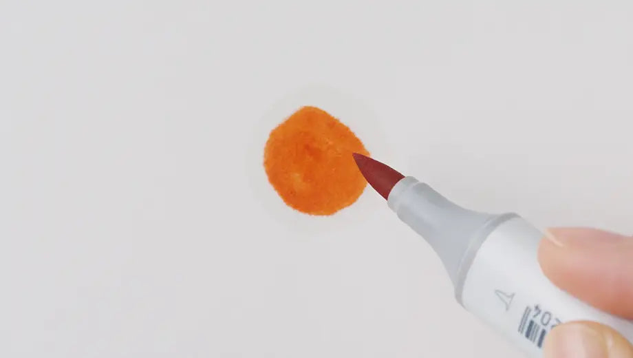 Applying color ink with Copic Sketch marker