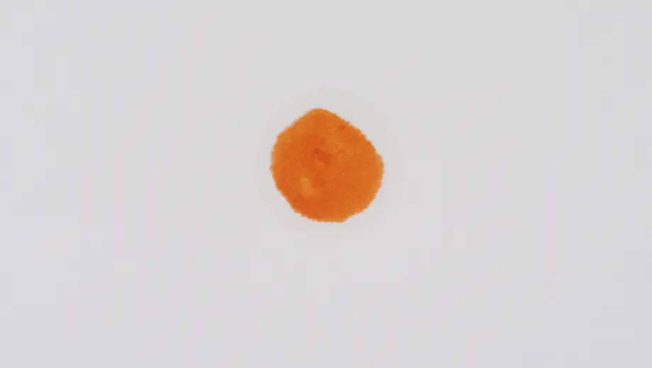 Ink applied to the colorless blender fades the color