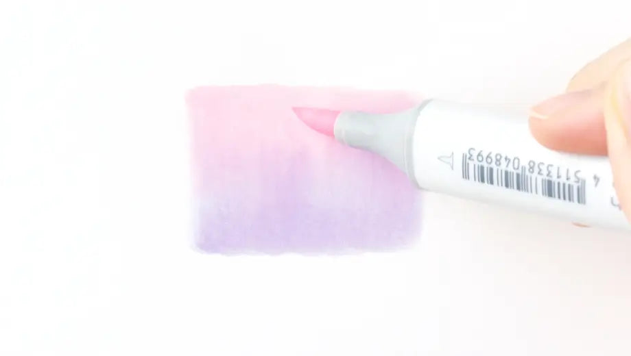 Super Brush Nib recolors RV000 blending the border