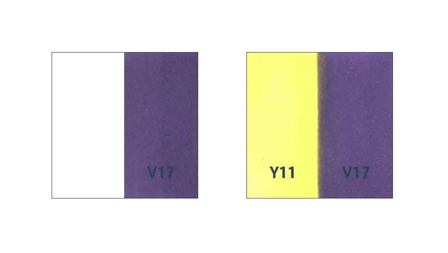 First, apply dark color. Second, apply lighter color.