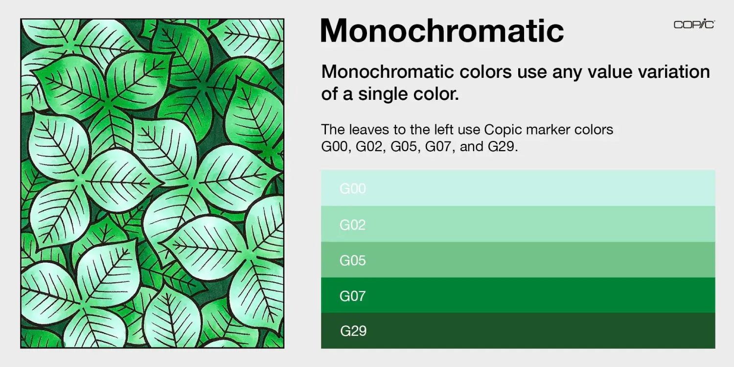 3 color examples_Monochromatic