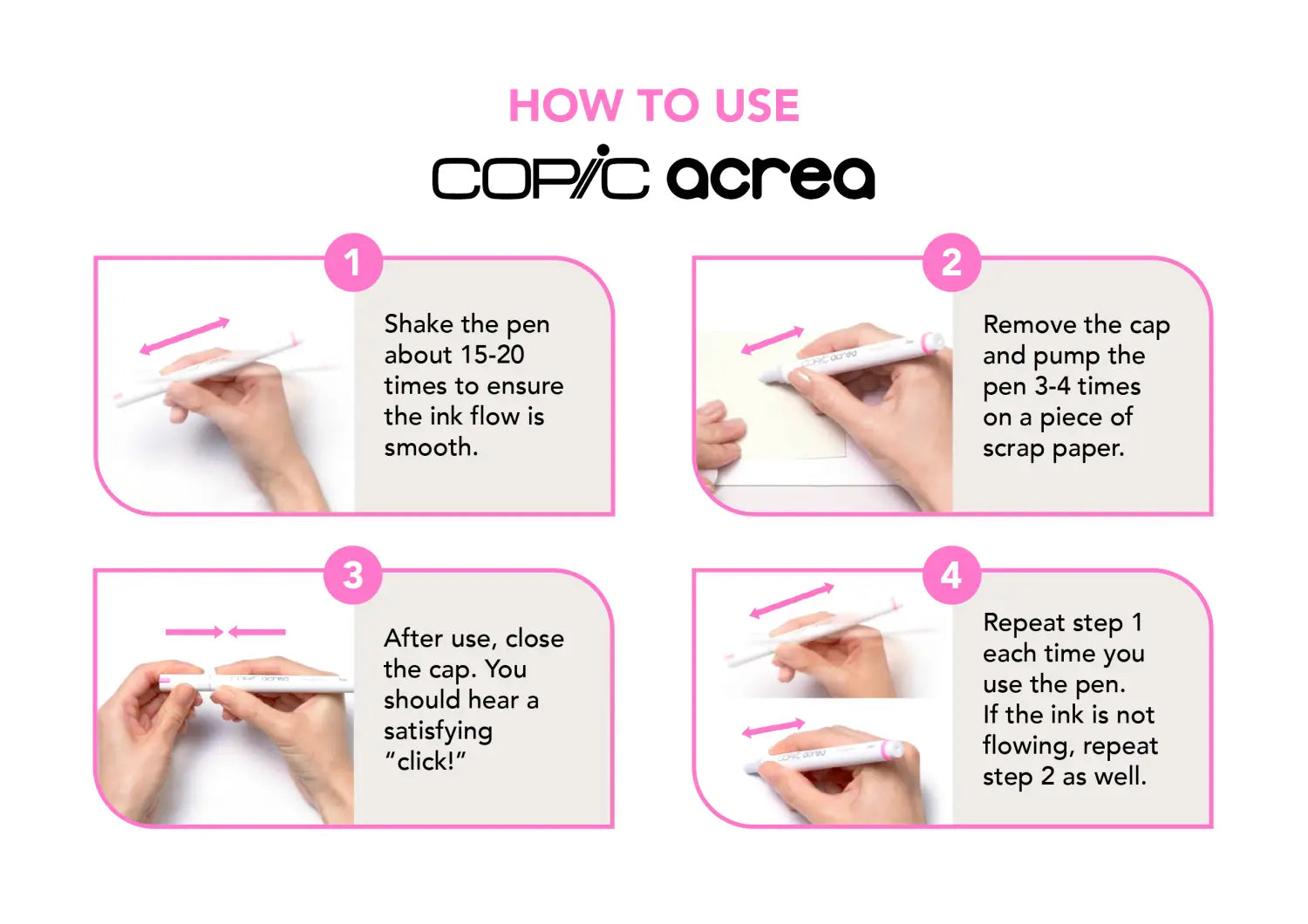 How to Use Copic Acrea