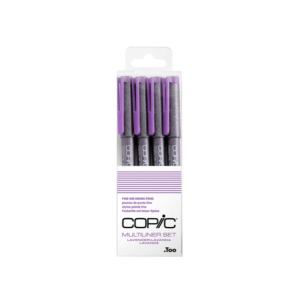 COPIC® Multiliner Lavender 4PC Set