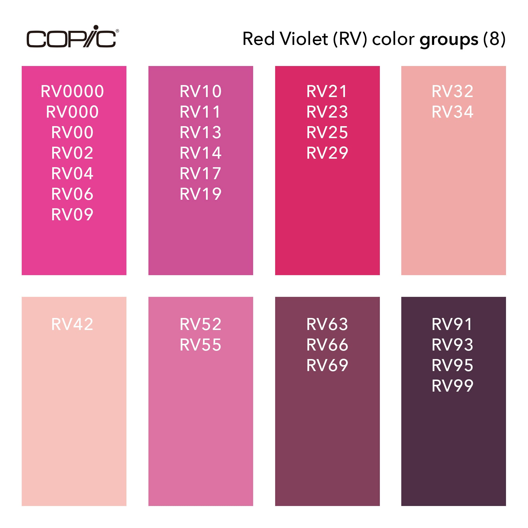 RV Color groups