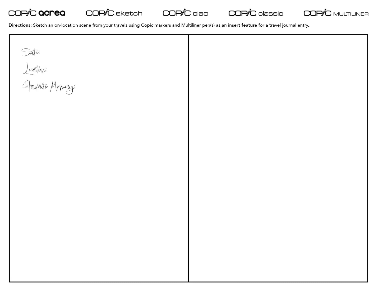 Travel Journal: Plein Air Sketching