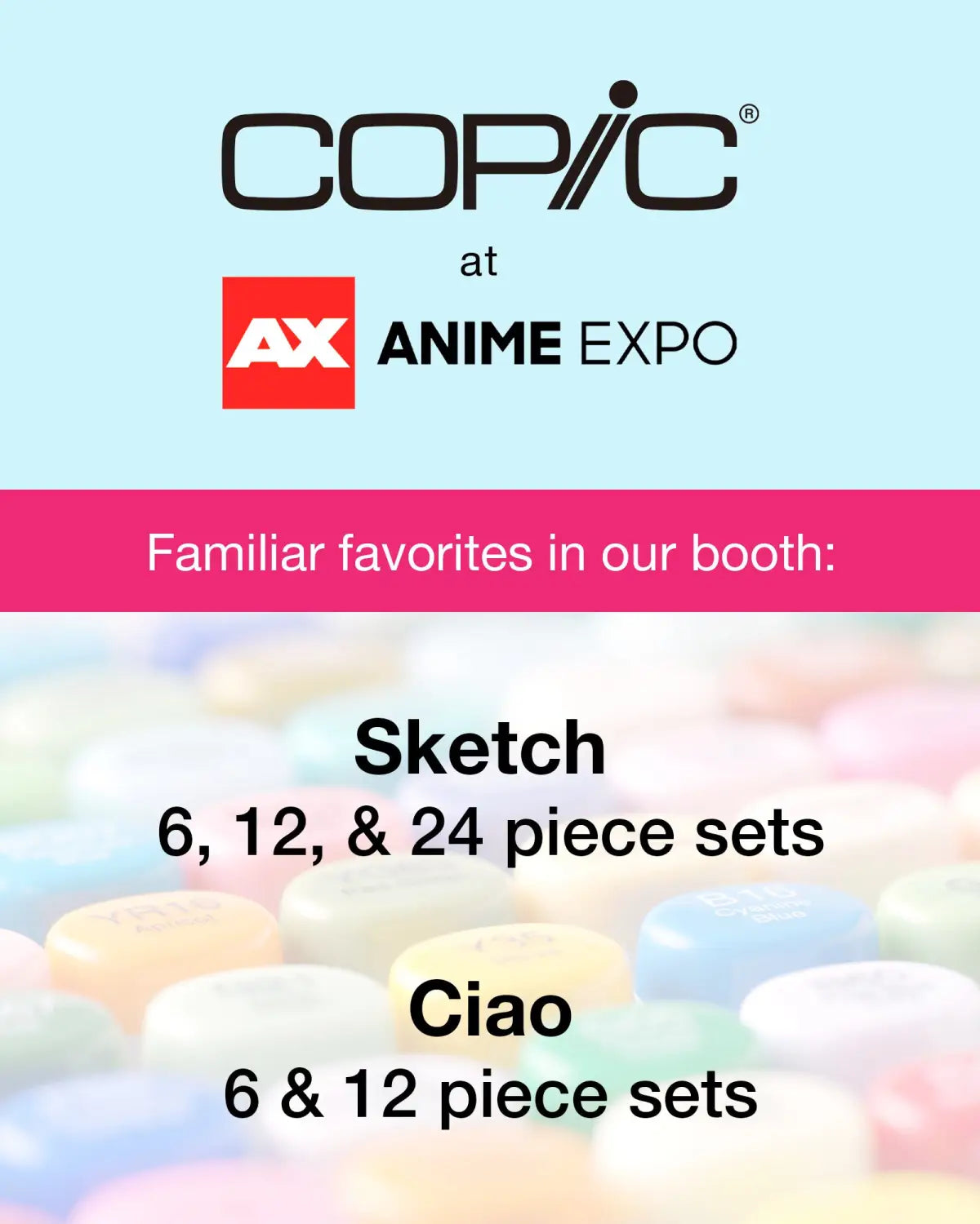 AX 22 in our booth, familiar favorites