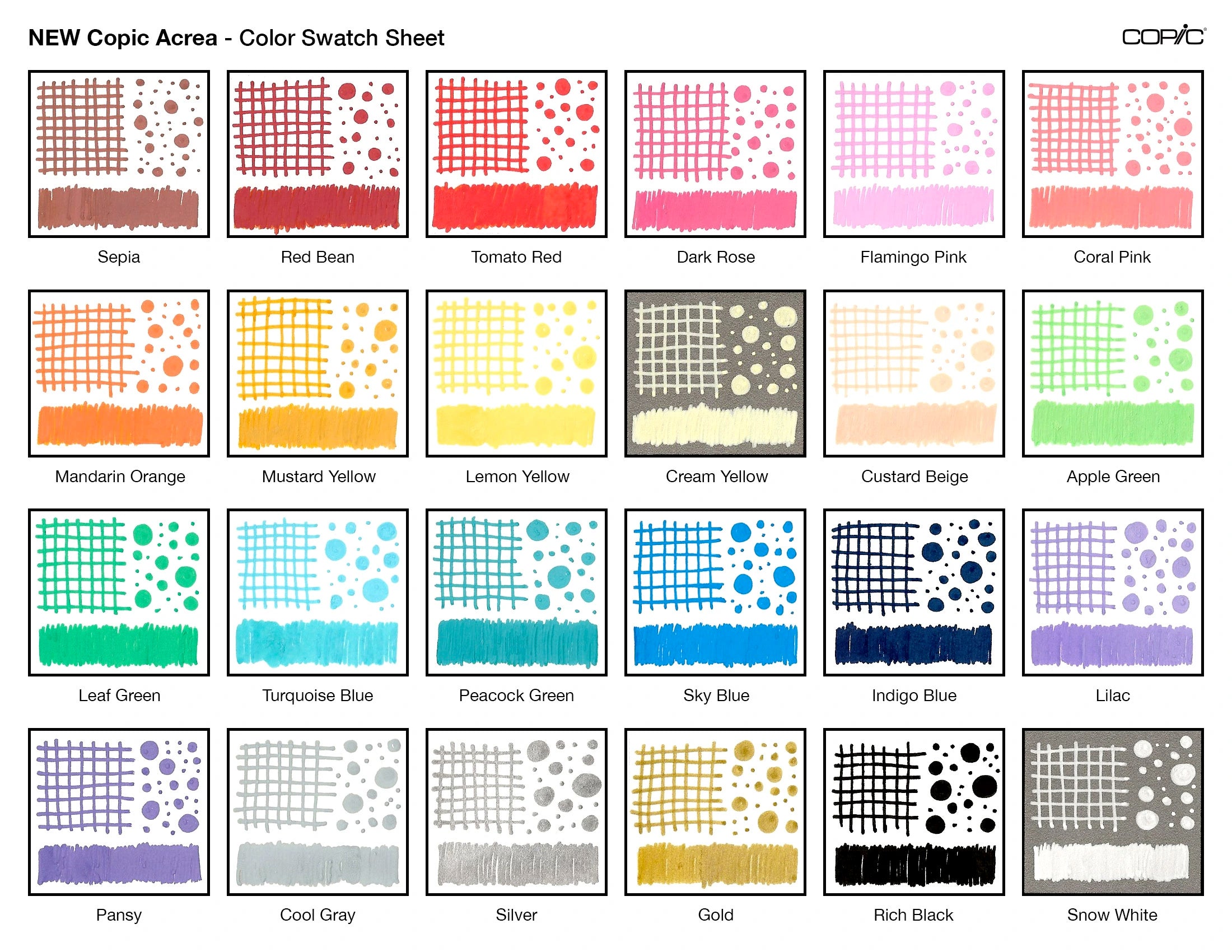 Coming Soon: Copic Acrea!
