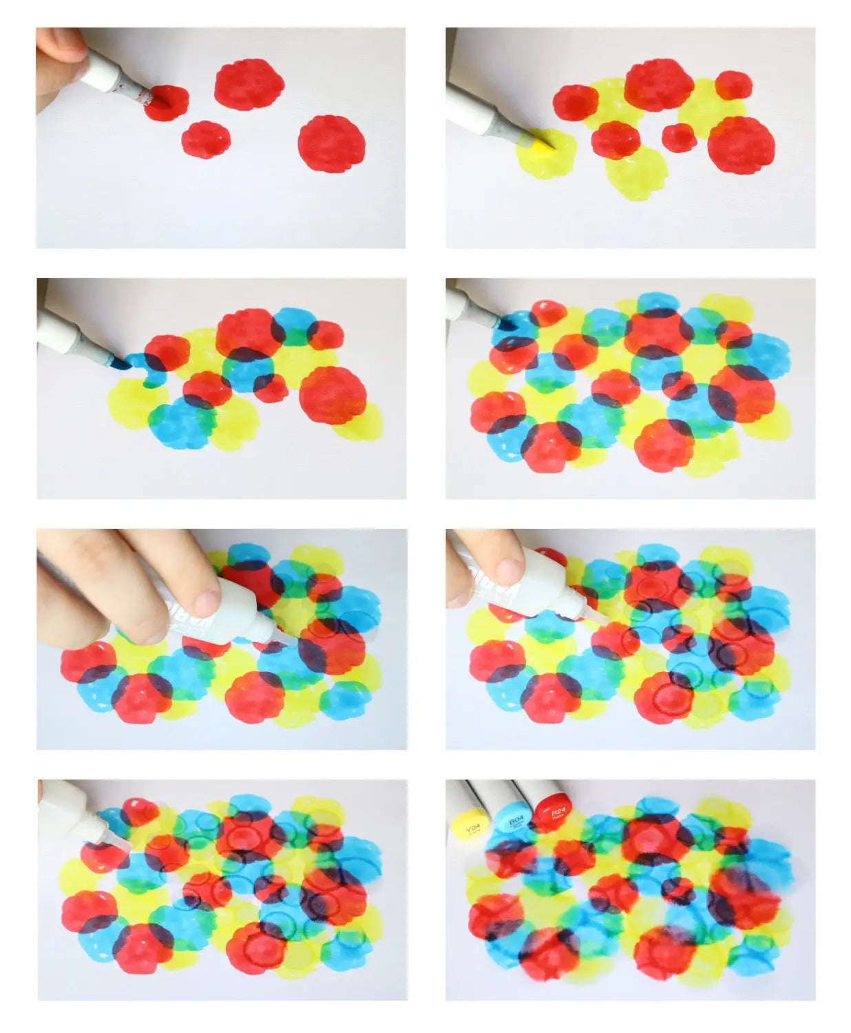 Alc. blending tips, primaries