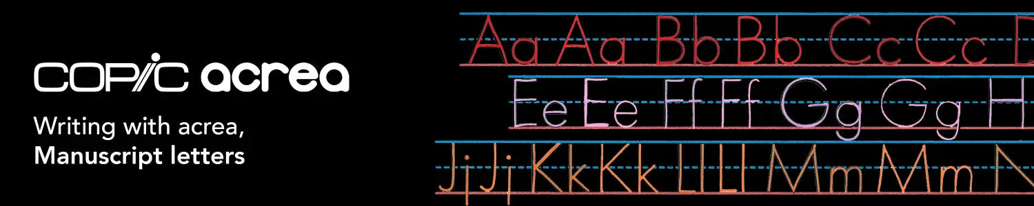 Writing with Acrea Manuscript Letters