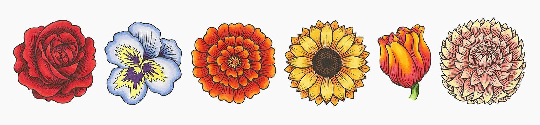 Nature, Coloring Flowers pt. 1