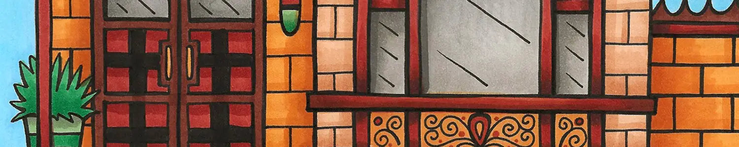 Textures Color a House