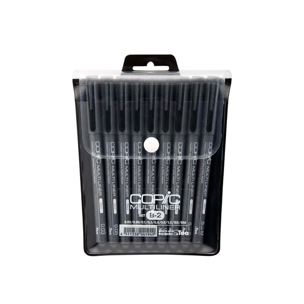 COPIC® Multiliner Black Broad B2 Set