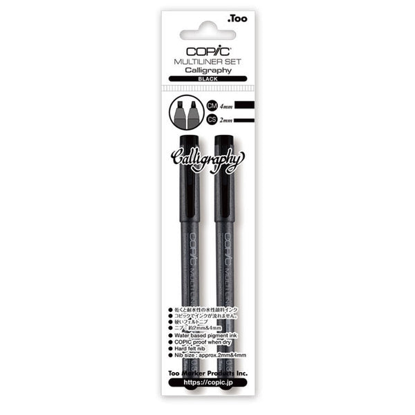 COPIC® Multiliner Calligraphy 2PC Set