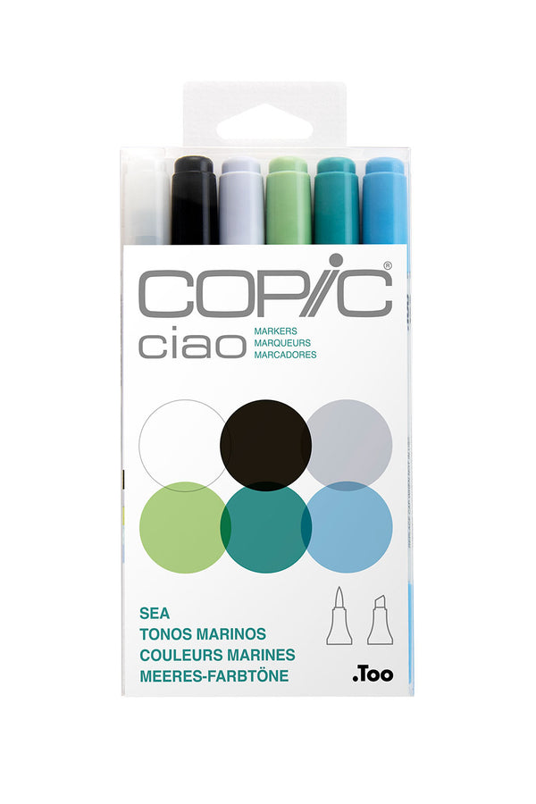 COPIC® ciao Sea 6PC Set