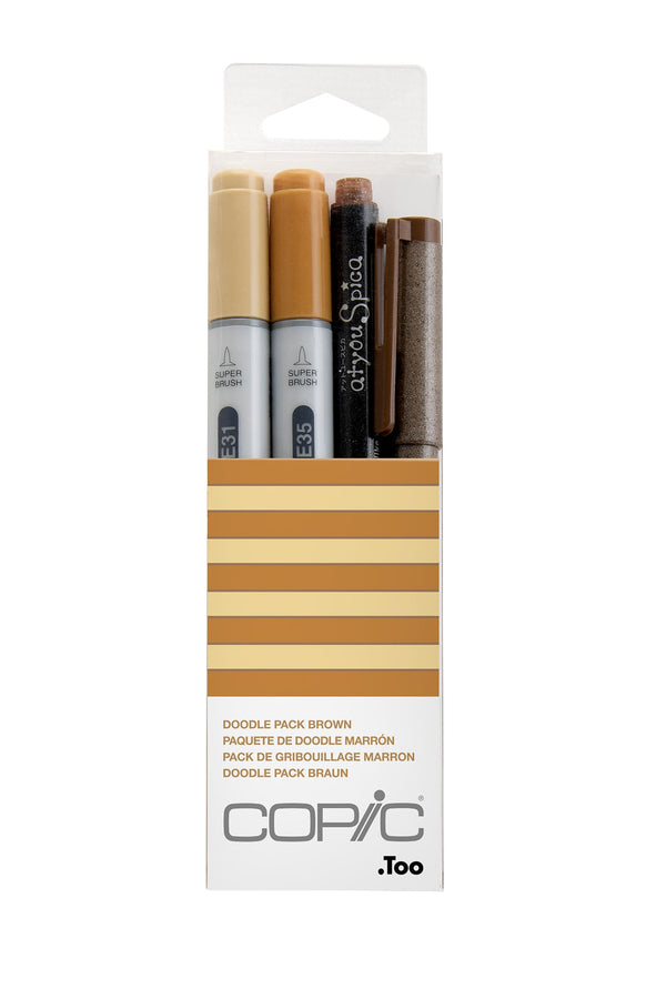 COPIC® ciao Brown Doodle Kit
