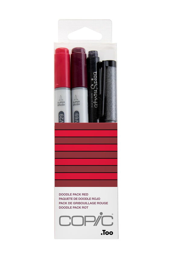 COPIC® ciao Red Doodle Kit