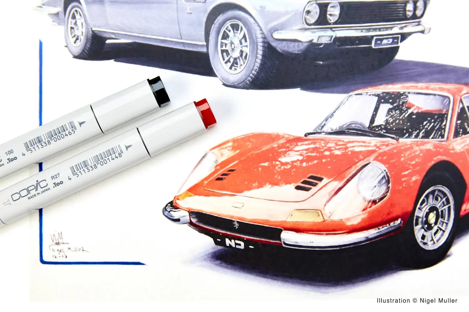 Car illustrations by Nigel Muller