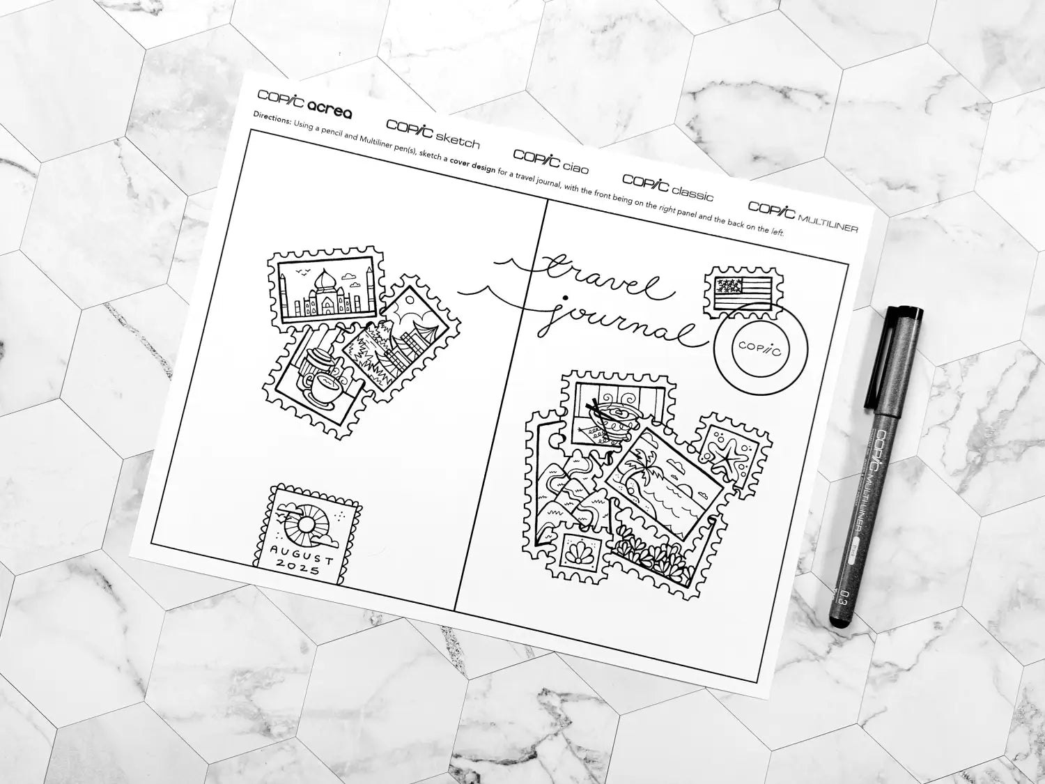 Designing a Travel Journal Cover