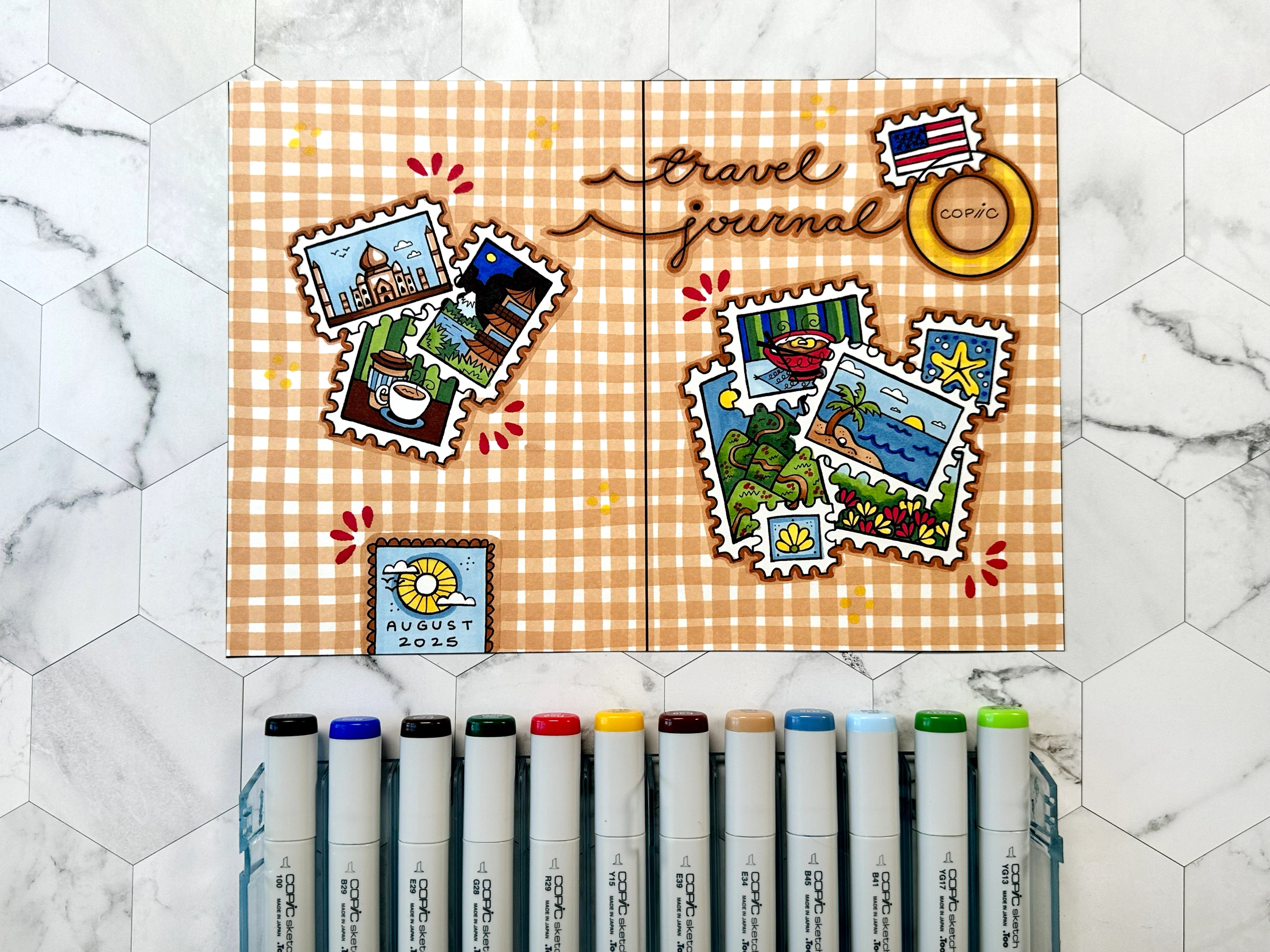 Travel Journal: Coloring the General Cover