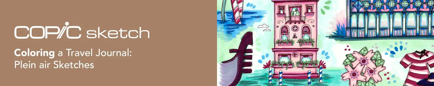 Travel Journal: Coloring Plein Air Sketches