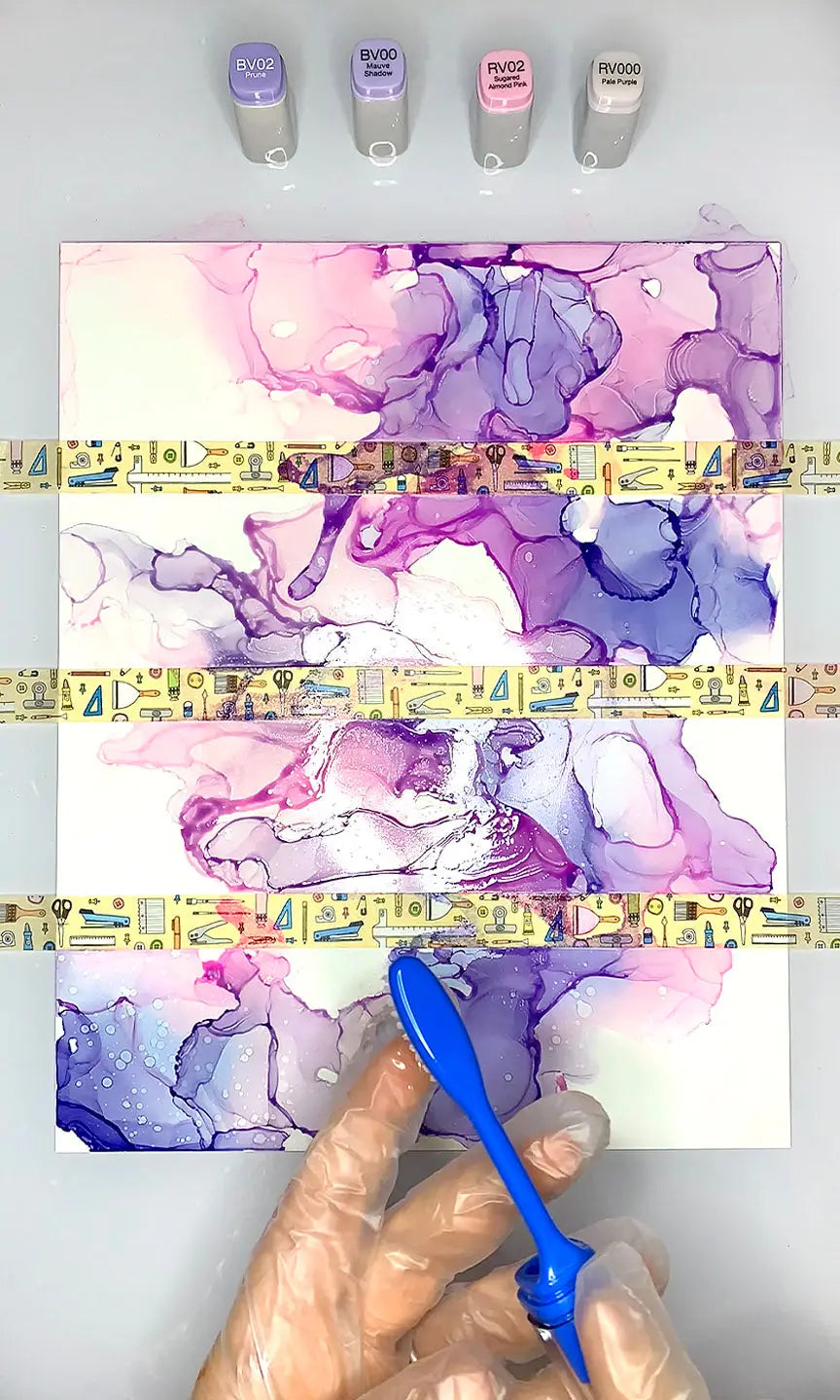 Copic Ink; Painting Bookmarks