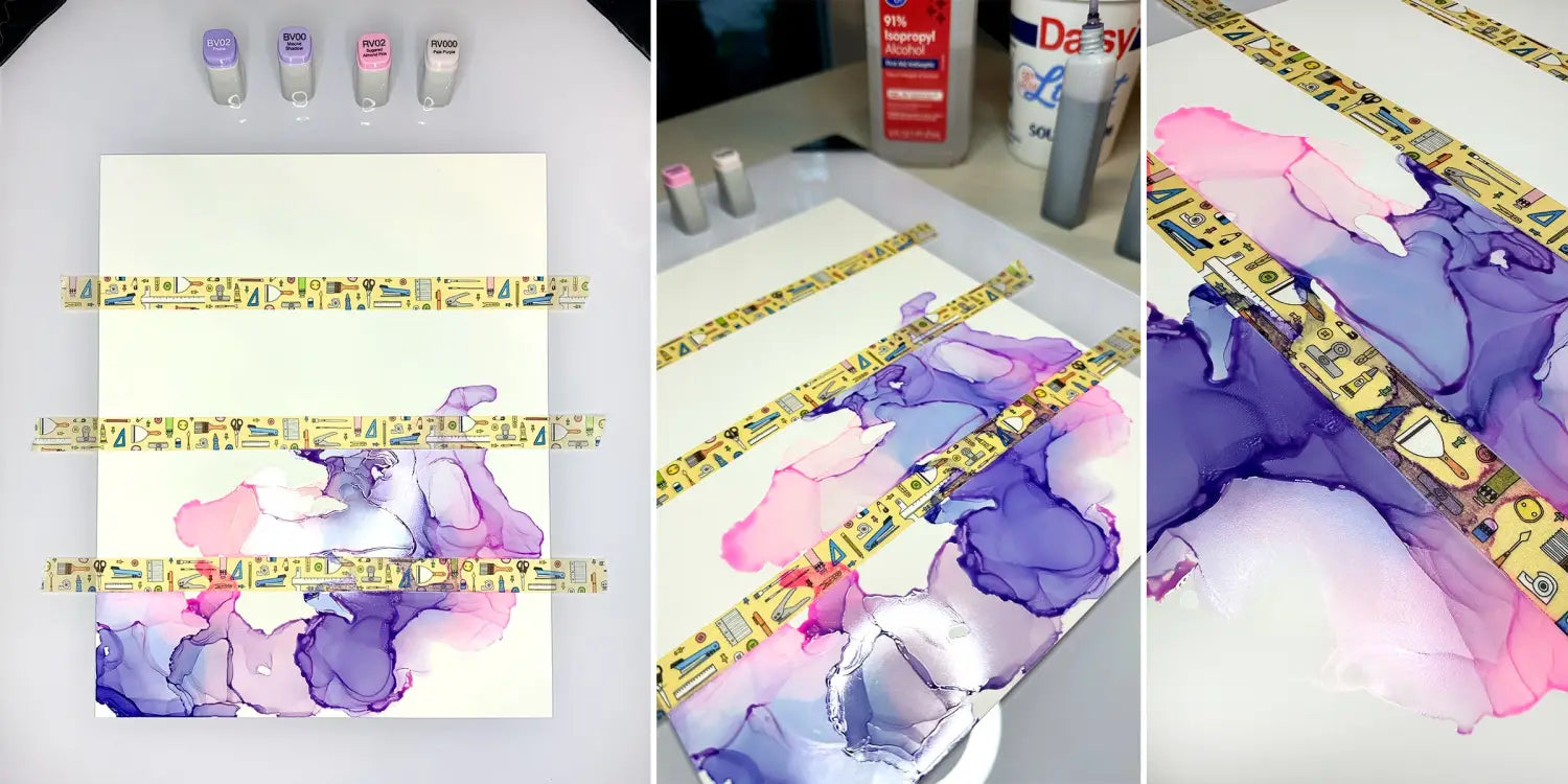 Copic Ink; Painting Bookmarks