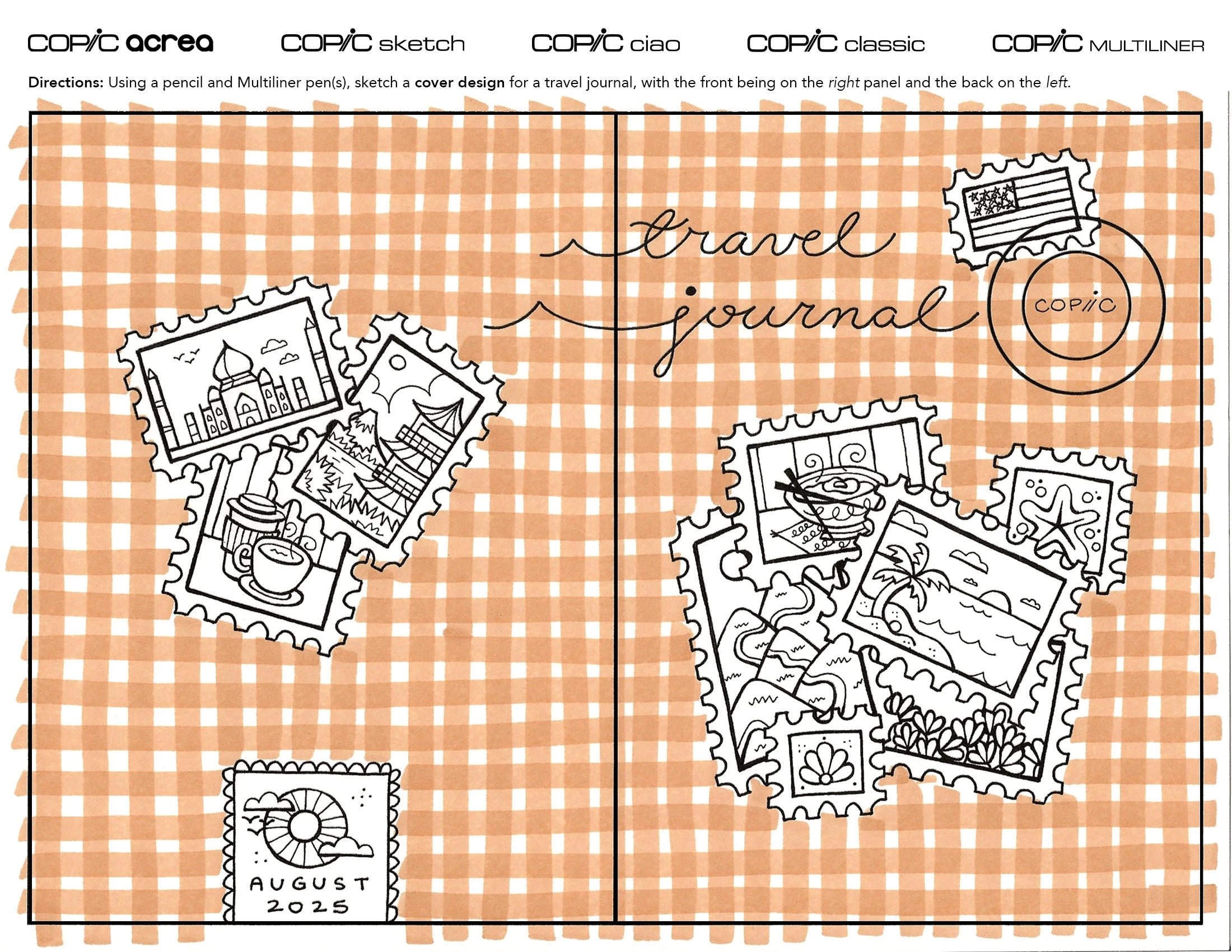 Travel Journal: Coloring the General Cover