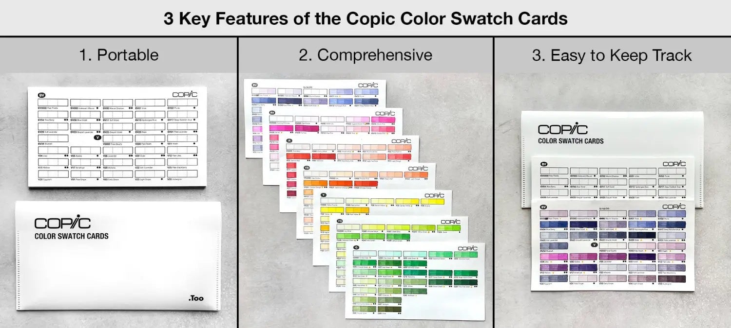 Must-Have Copic Color Swatch Cards