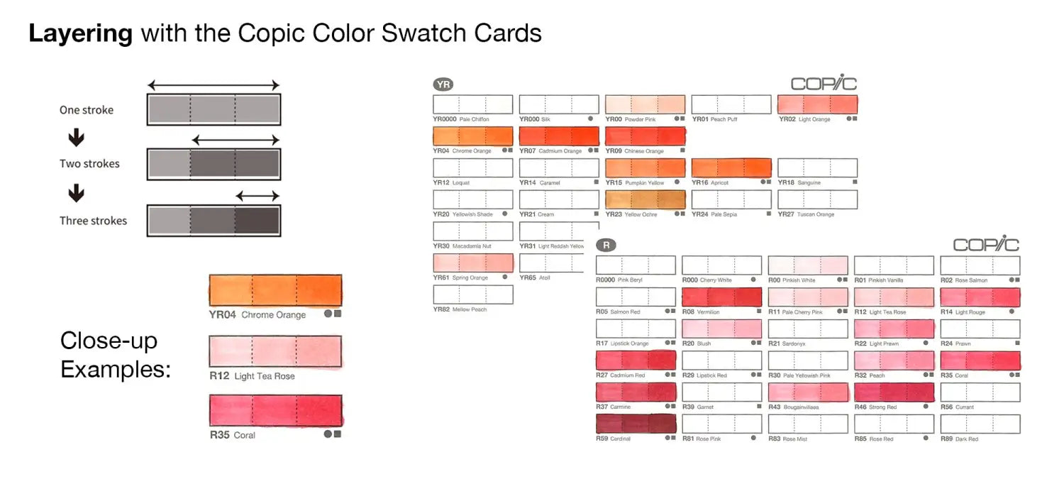 Must-Have Copic Color Swatch Cards
