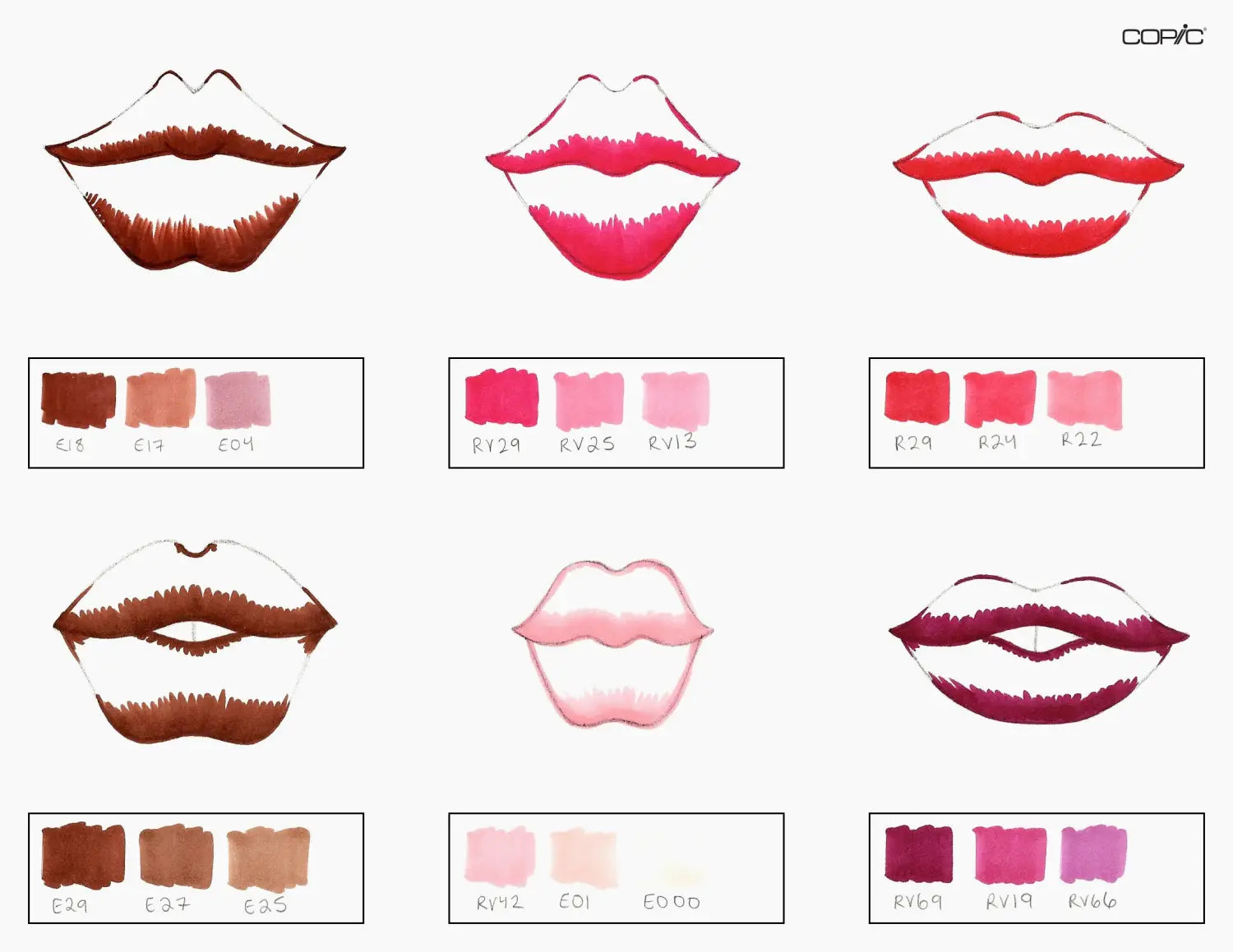 Lips step 2, darkest