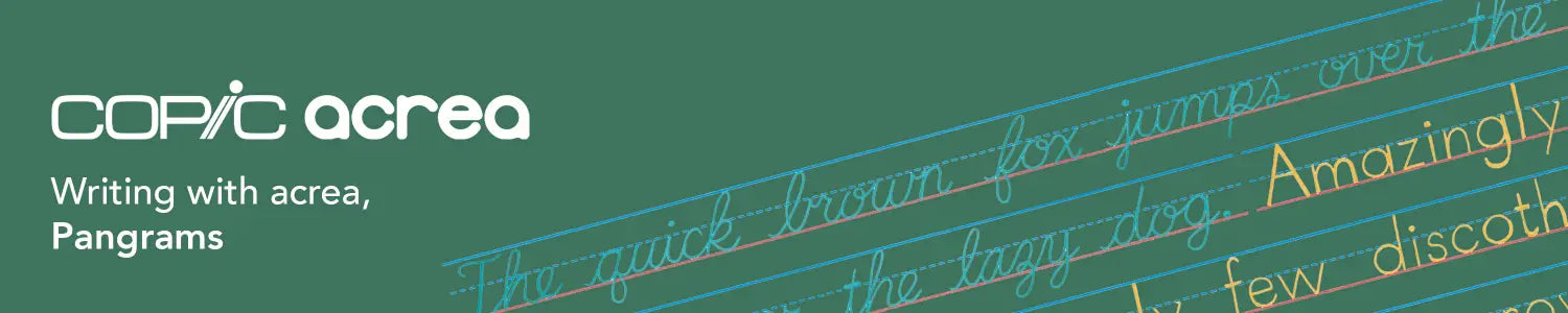 Writing with Acrea Pangrams