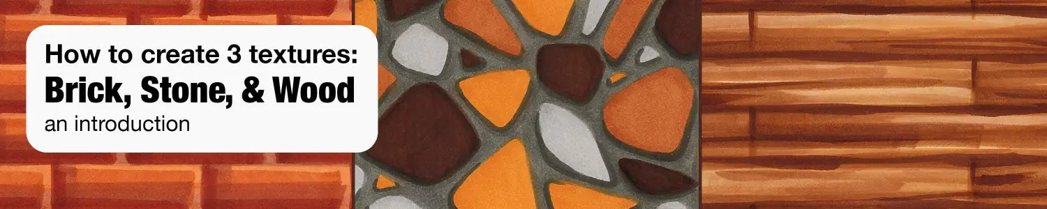Intro to textures: brick stone wood
