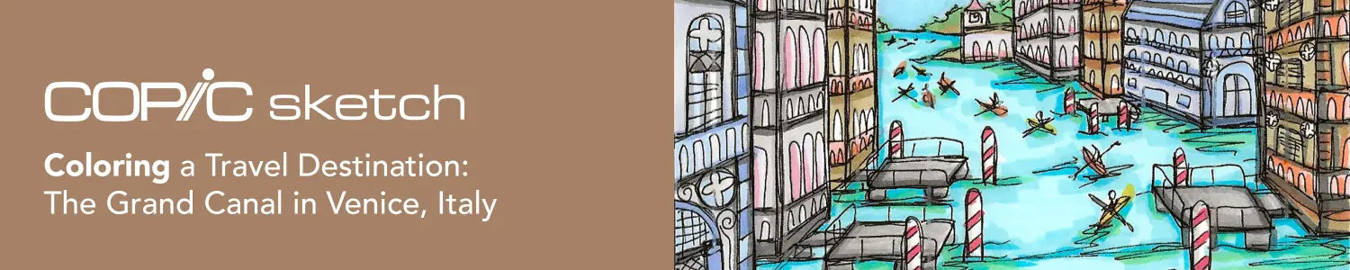 Travel Journal: Coloring the Venetian Grand Canal