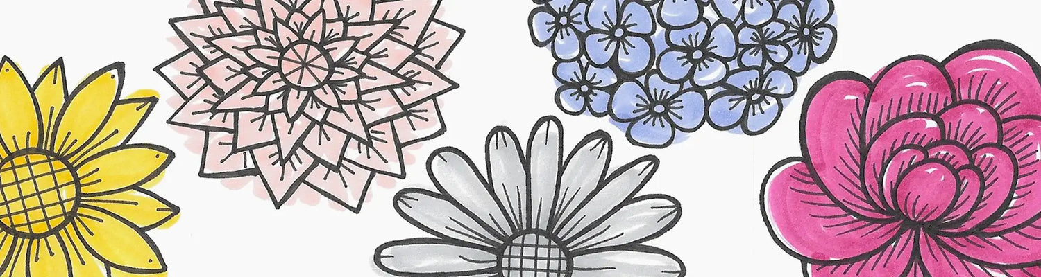 Nature, Doodle Flowers