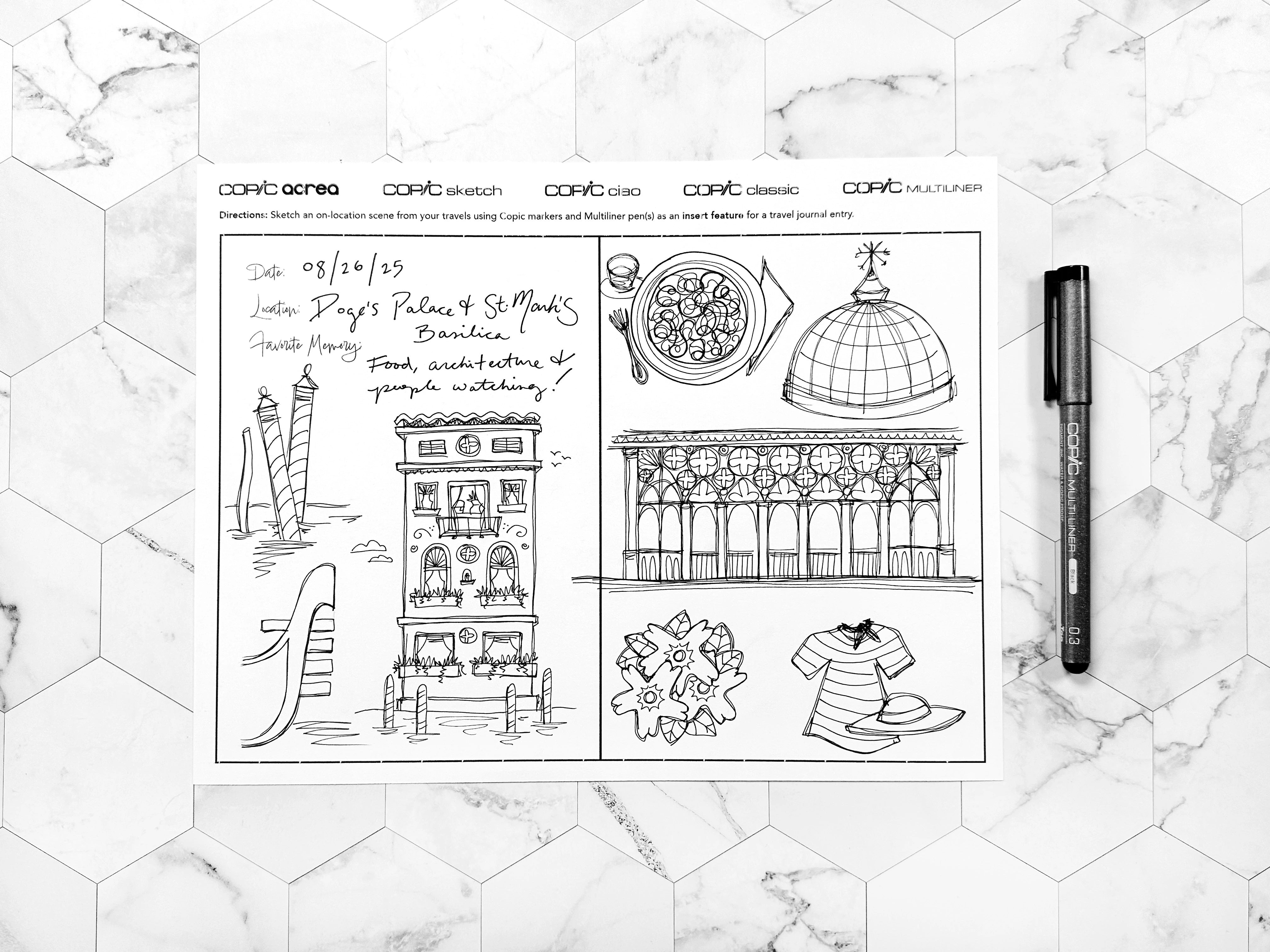 Travel Journal: Plein Air Sketching