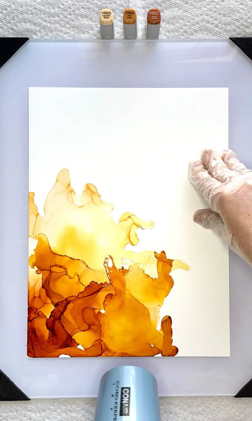 Copic Ink; Painting Monochromoatic