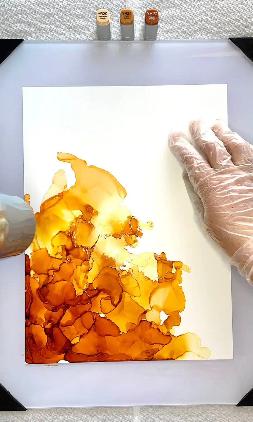 Copic Ink; Painting Monochromoatic