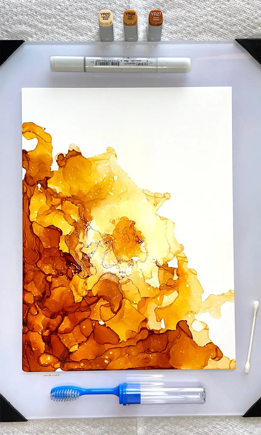 Copic Ink; Painting Monochromoatic