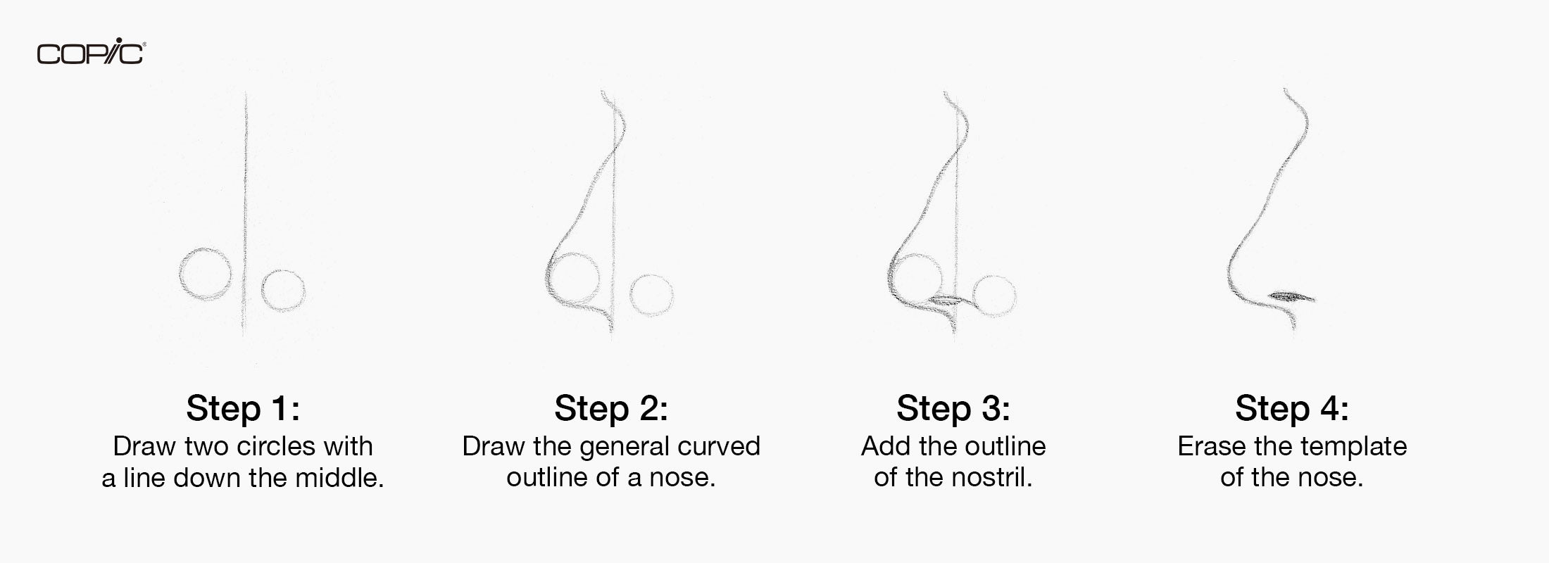 Side nose steps 1-4