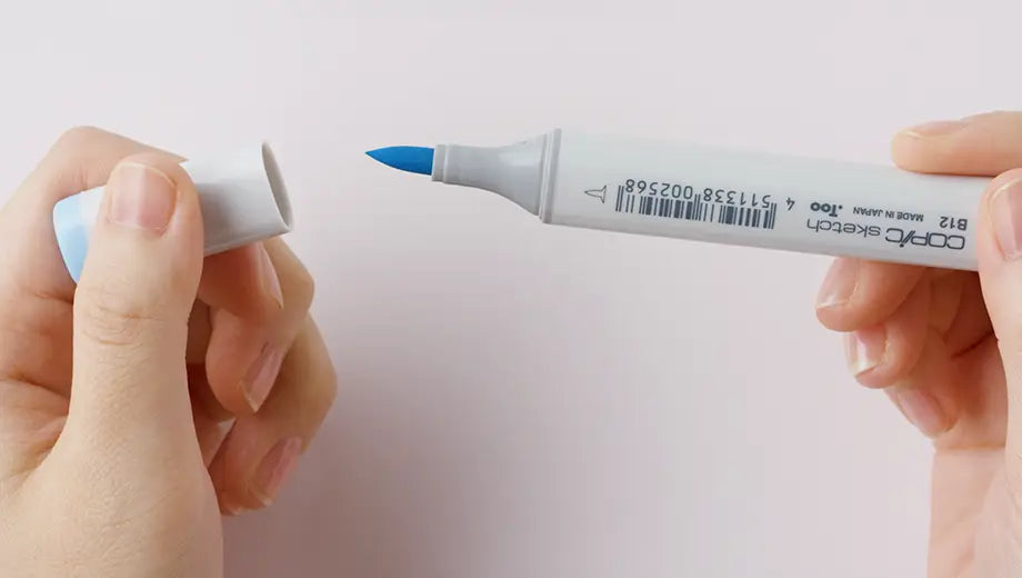 Copic Super Brush Nib marker with cap open