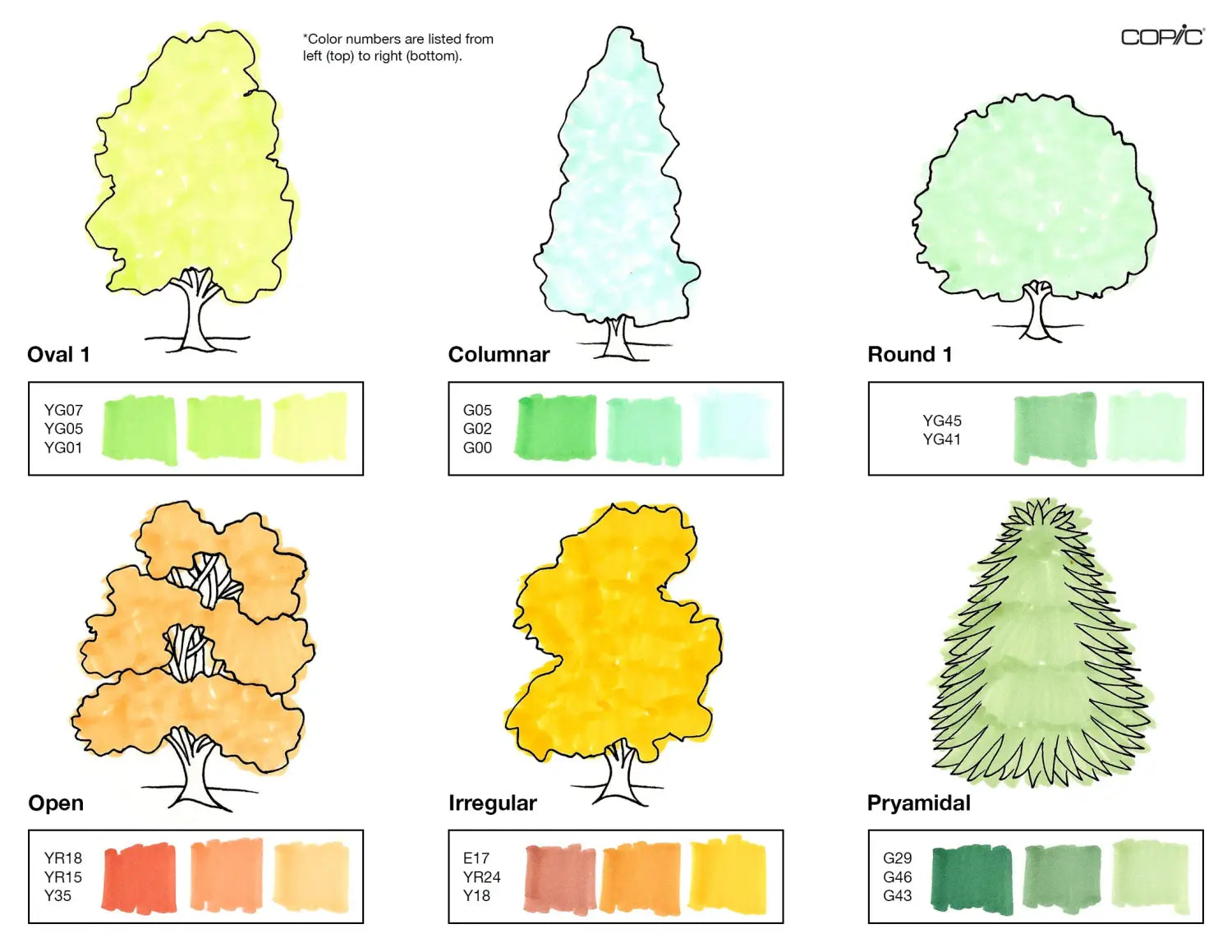 Nature coloring TREES pt. 1