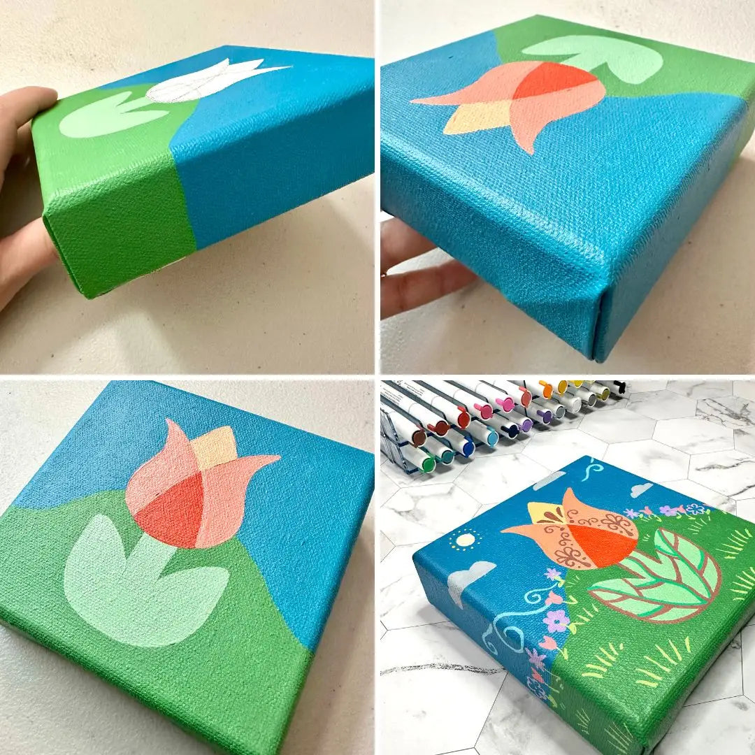 Copic Acrea on Canvas