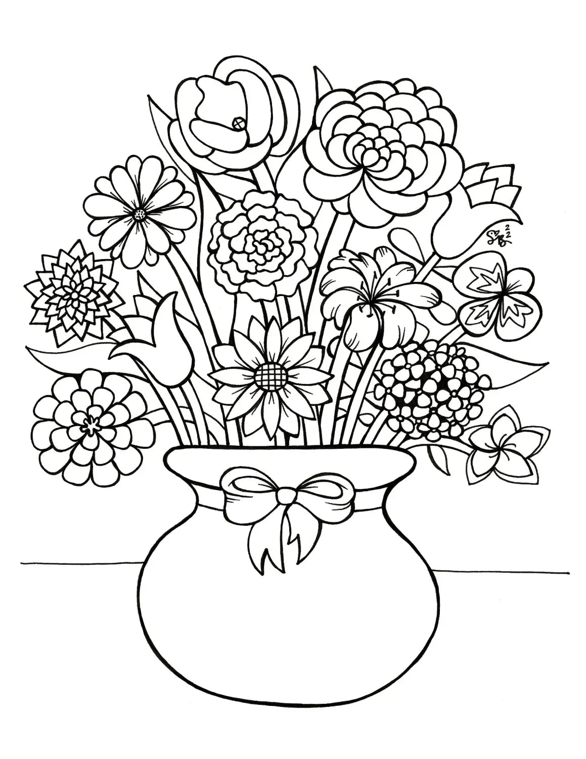 Nature Doodle Flowers