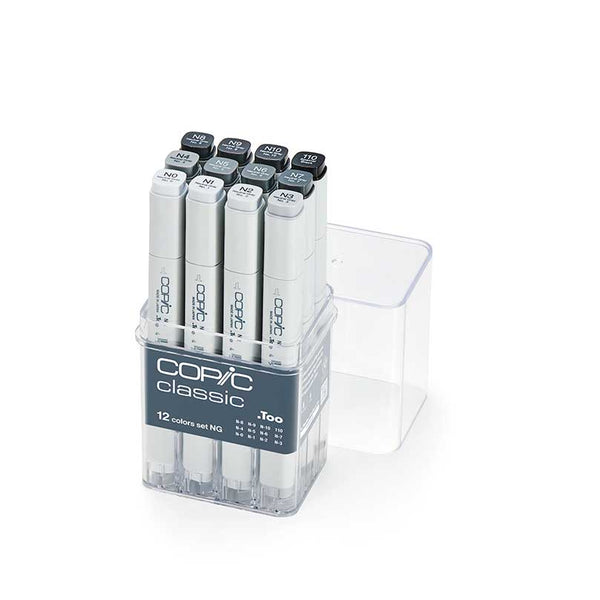 COPIC® Classic Neutral Gray 12PC Set
