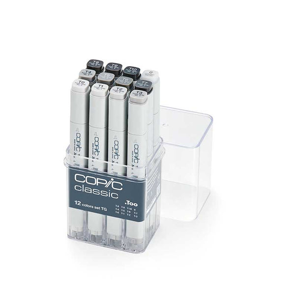 COPIC® Classic Toner Gray 12PC Set