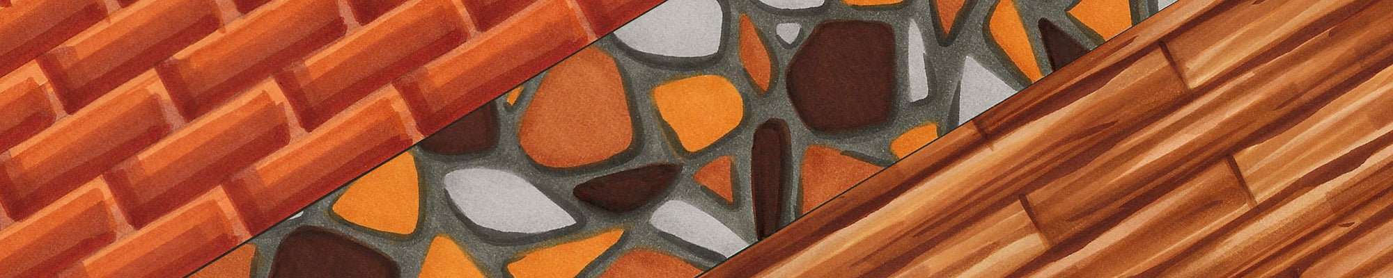 Intro to textures: brick, stone, wood